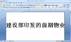 建设部印发的前期物业管理服务协议