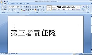 第三者责任险