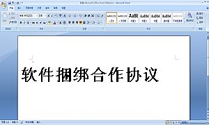 软件捆绑合作协议
